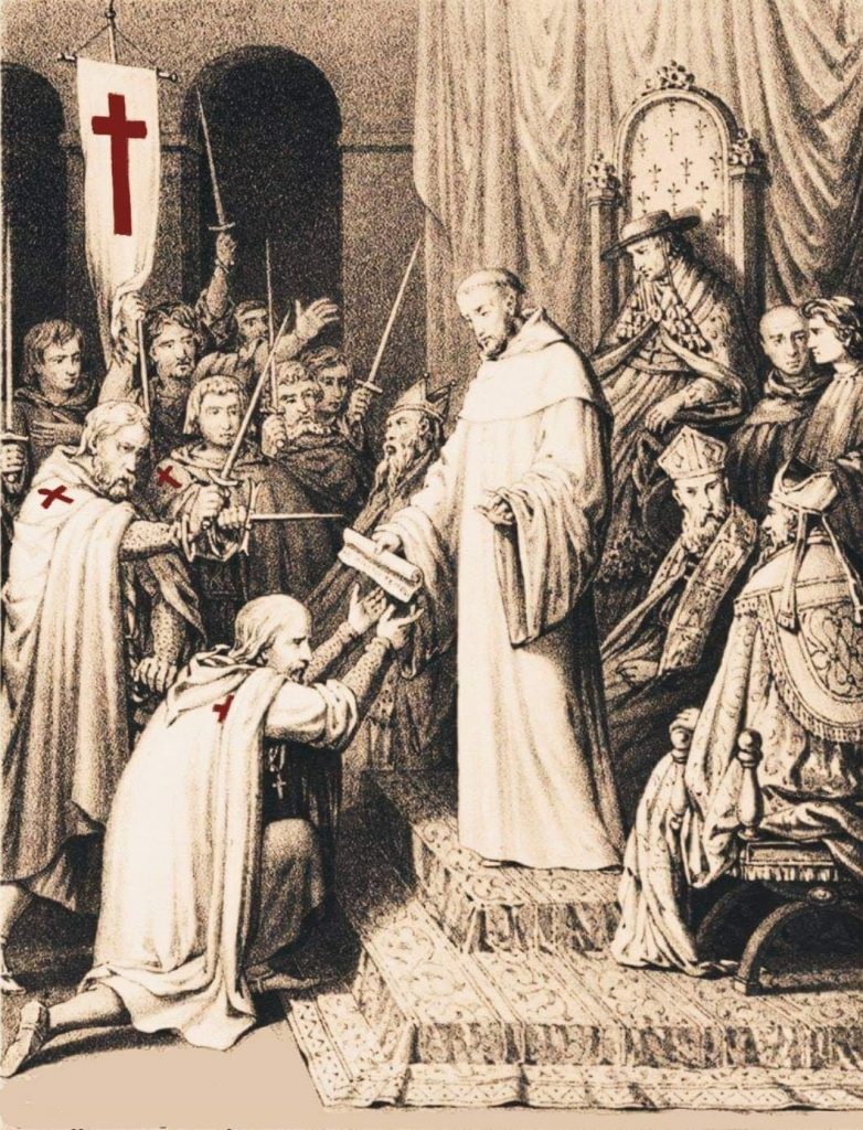 San Bernardo de Claraval y los Caballeros Templarios